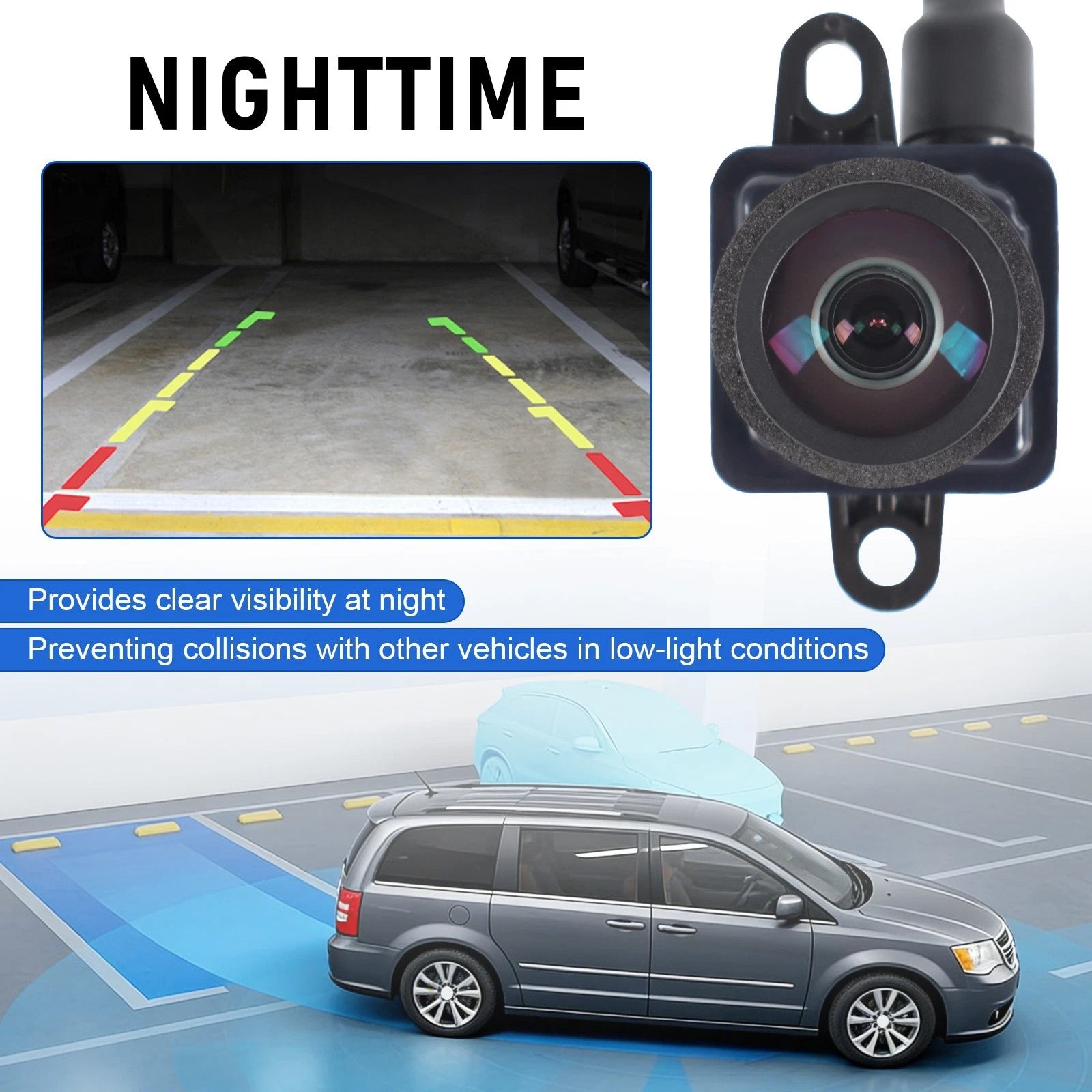 Rear View Backup Camera for Ram ProMaster 1500 2500 3500 (2018–2021)