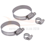 Radiator for Audi A4, A4 Quattro (2003–2008) with Universal Hose Clamps
