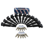 Set of 12 Ignition Coils & Spark Plugs for BMW 760Li (F02, 2004–2015)