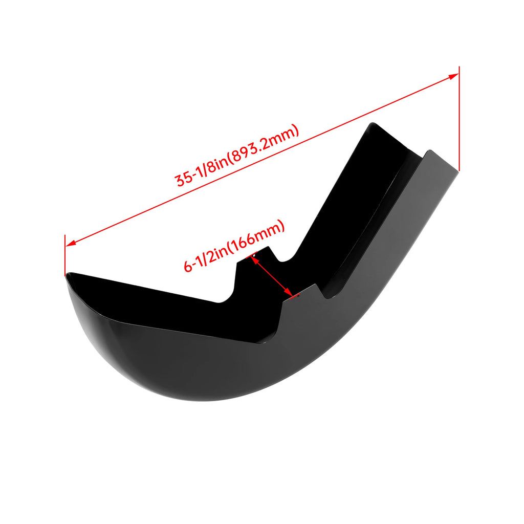 26" Wheel Wrap Front Fender for Harley Davidson Touring Bagger Softail (2009–2023)