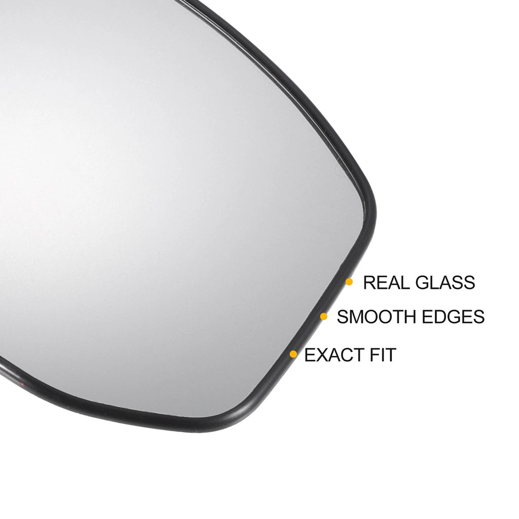 Pair Mirror Glass for Honda (Non-heated, White)