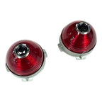 Tail Light Lenses Pair Blue Dot for 1953 Chevy Passenger Car (1953–1953)