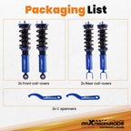 Coilovers for Nissan 300ZX Z32 (1990-1996) Adjustable Height