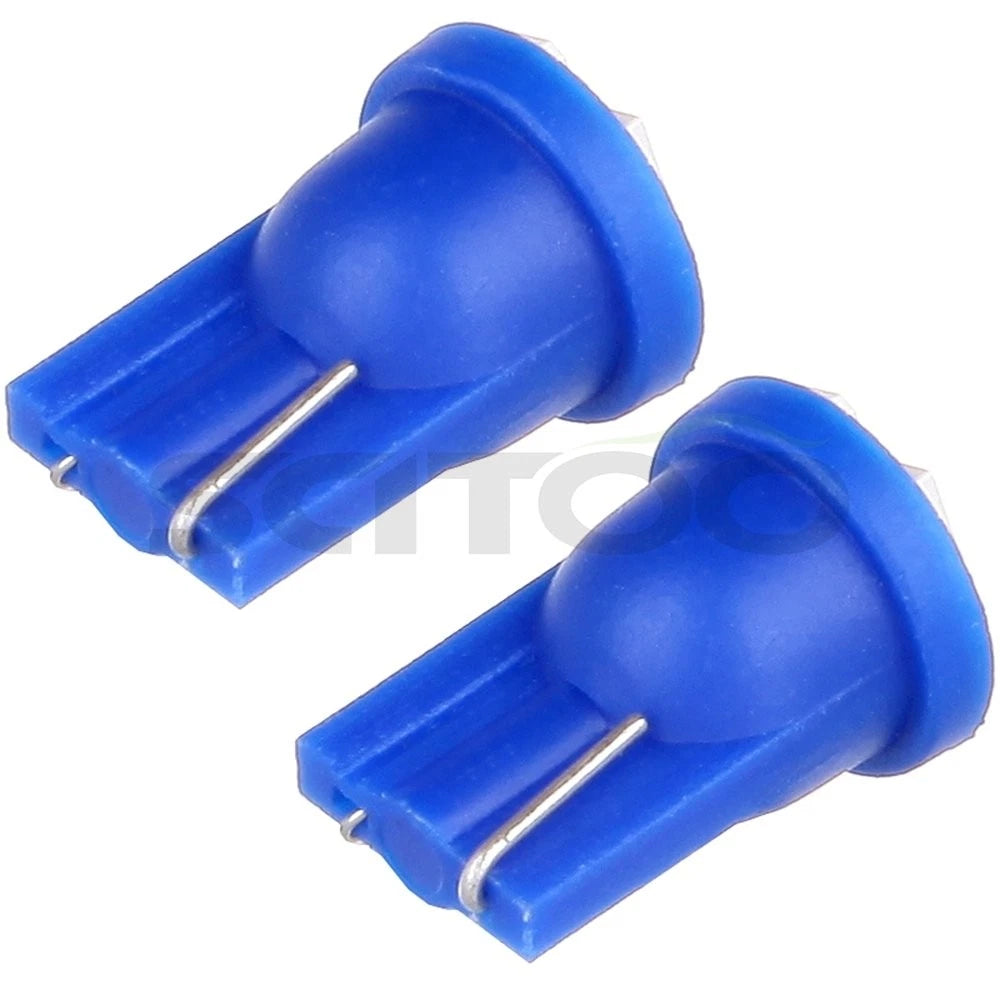 5PCS Smoke Roof Cab Marker Running Light + T10 SMD Blue Lamp for Chevrolet