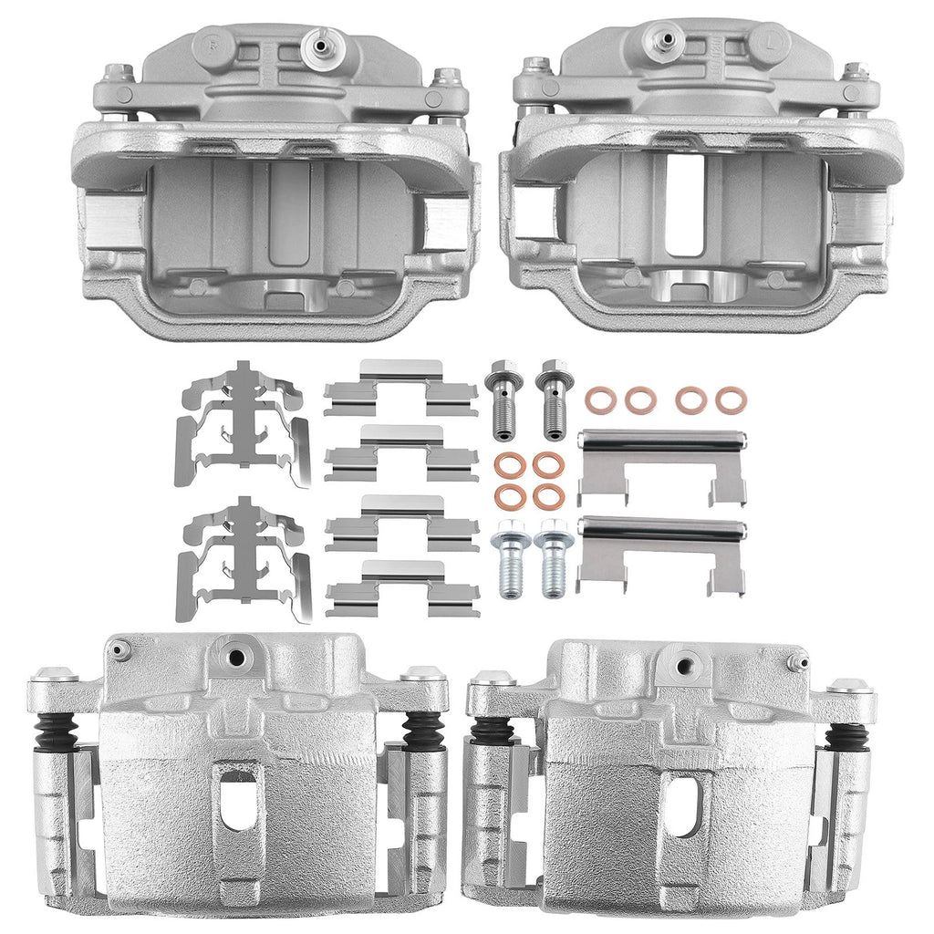 Front Rear Disc Brake Calipers for Chevrolet Tahoe GMC Yukon (2000–2001) 18-B4729
