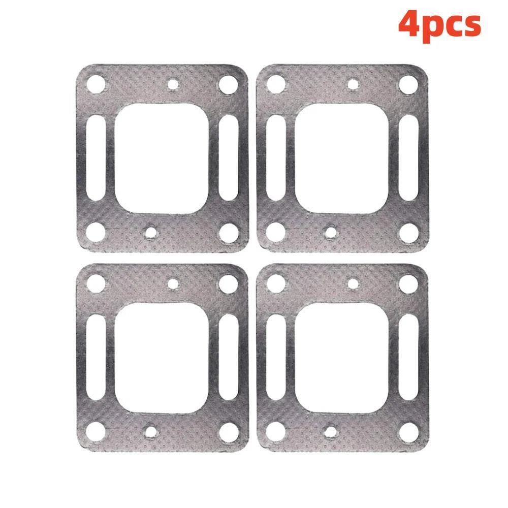 Set of 4 Exhaust Center Riser Elbow Manifold Gaskets for Mercruiser 4.3 5.0 5.7 350