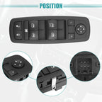 Front Driver Side Power Window Switch for Dodge Journey (2011-2020)