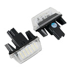 2X LED Rear License Plate Light for Toyota Camry (2012–2016) 6000K Lamp Kit