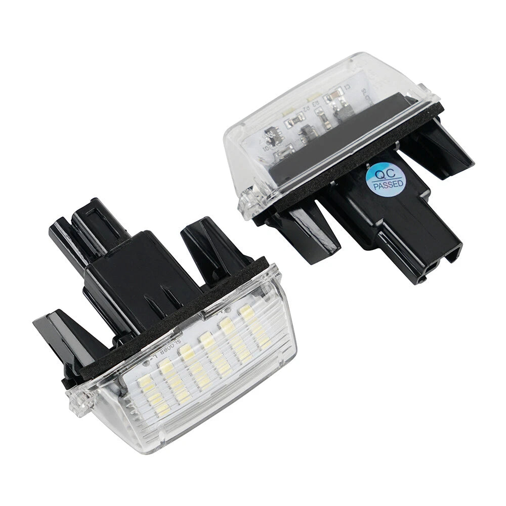 2X LED Rear License Plate Light for Toyota Camry (2012–2016) 6000K Lamp Kit