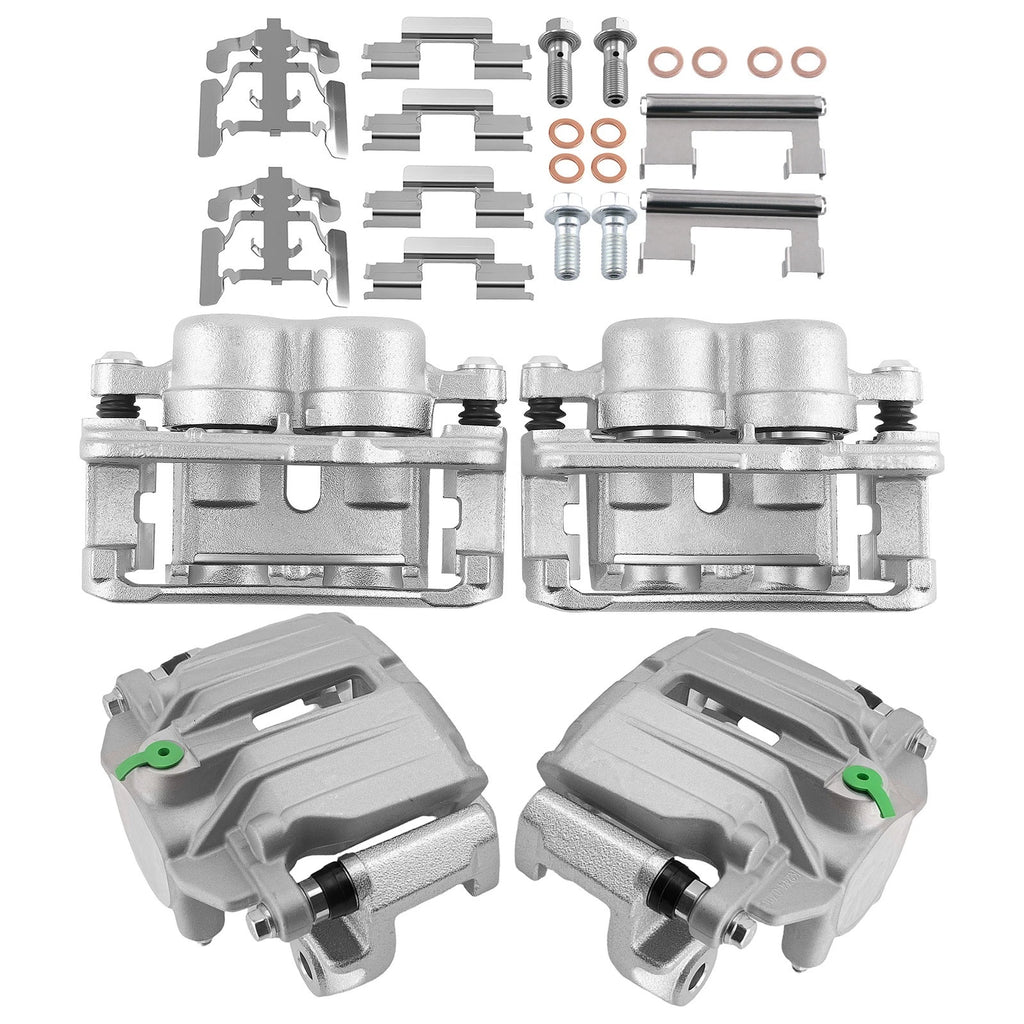4X Brake Caliper Complete Set for Chevrolet Silverado GMC Sierra 1500 (1999–2002)