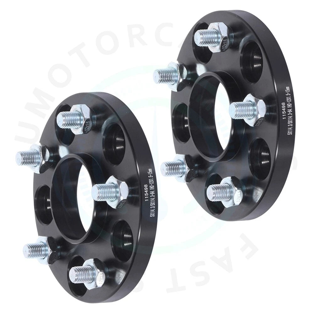 2X 15mm Wheel Spacers for Honda Accord Civic