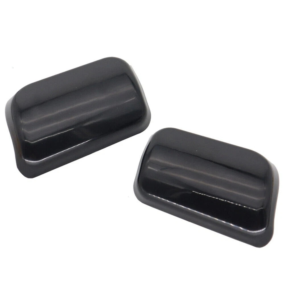 Headlight Washer Cap Cover Set of 2 for Volvo XC90 (2002–2006) Black ABS