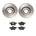 Brembo Front Brake Kit Disc Rotors 288mm & Low-Met Pads for Audi A4 (1996–2001)