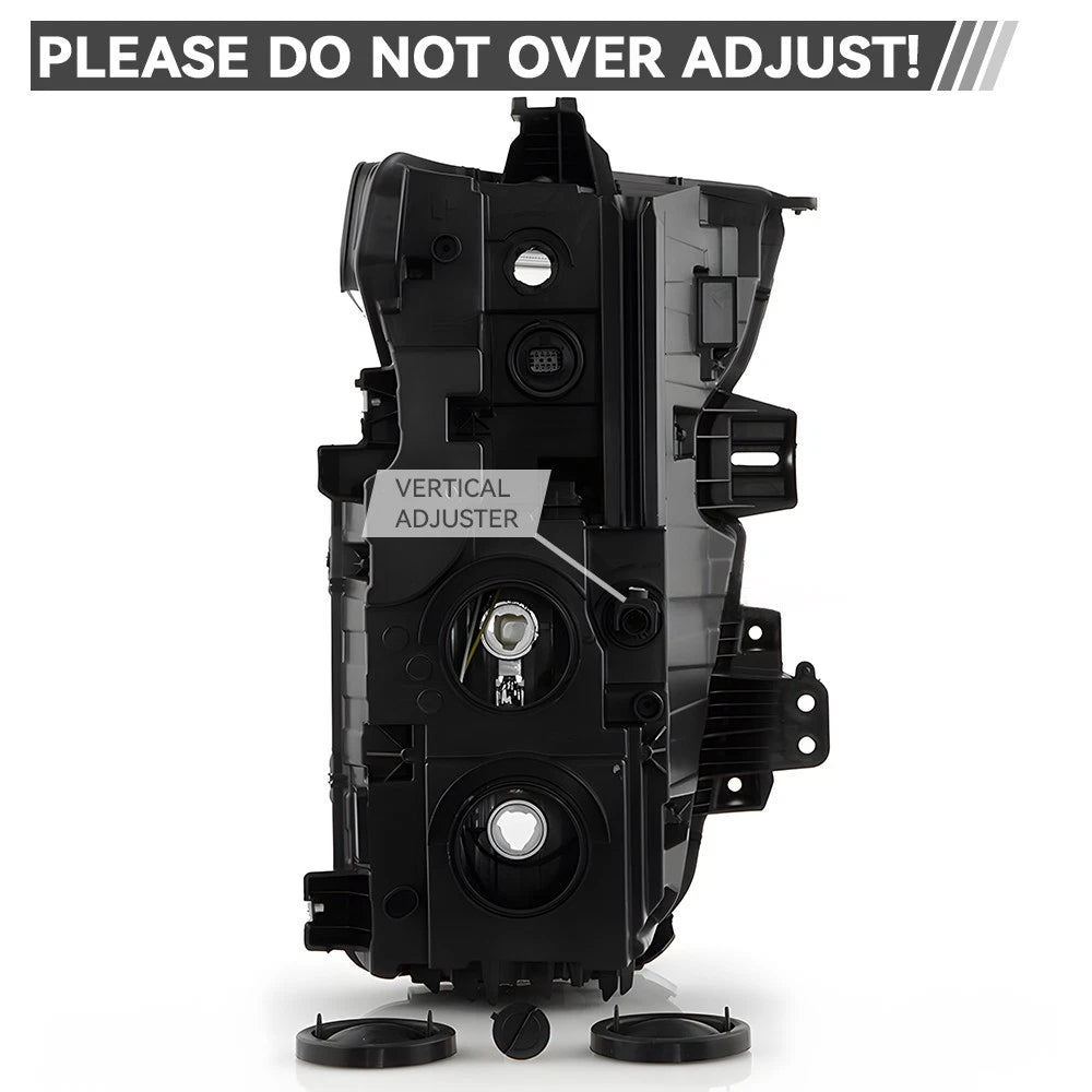 Set of 2 Halogen Headlights for Chevy Silverado 2500HD 3500HD (2020–2023)