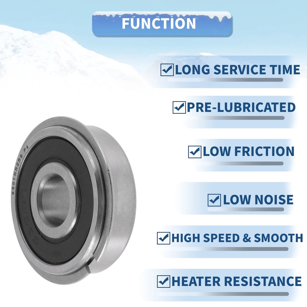6301NR2RS Deep Groove Ball Bearings for Various Applications (12x37x12mm)