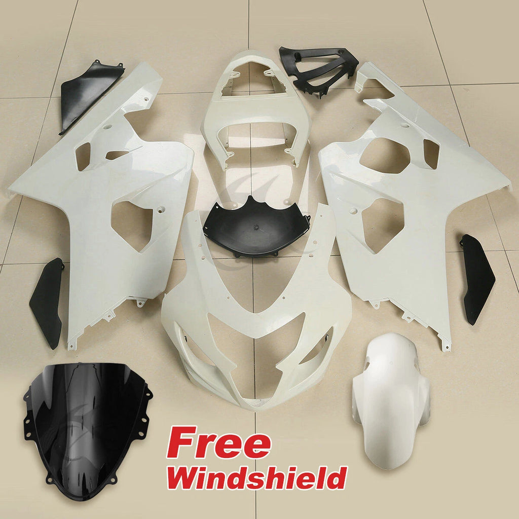 Fairings Bodywork Kit & Stay Bracket for Suzuki GSXR600 GSXR750 (2004–2005)