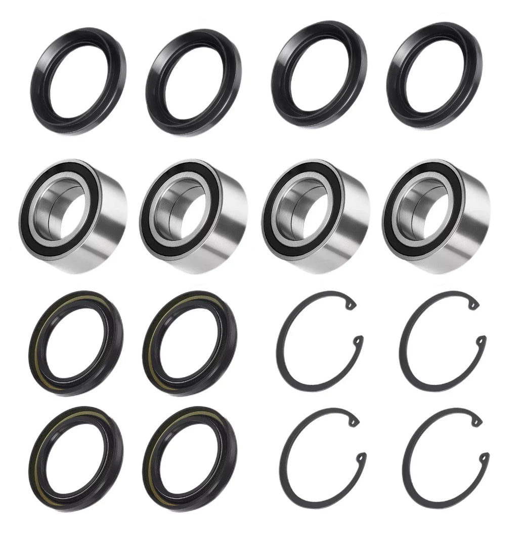 Rear Wheel Bearings Seals Kit 4x for Honda Rincon TRX650FGA (2004–2005)