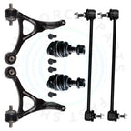 Set of 6 Front Lower Control Arm Ball Joints for Volvo XC90 (2005–2014)