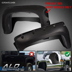 Pocket Style Fender Flares for Silverado 1500 Fleetside (2007–2013)