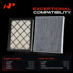 Engine & Active Carbon Cabin Air Filter for Ford Escape (2020-2022)