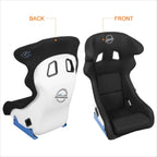 NRG FRP-600WT Fixed Back Sim Racing Bucket Seat for Universal Fit (2000–2023)