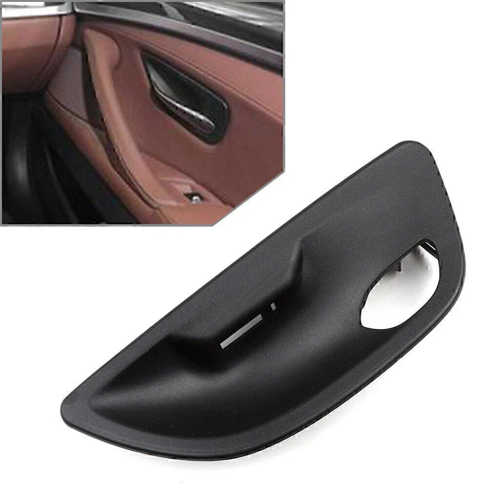 Right Side Black Door Handle Bowl Cover for BMW 5 Series (2011-2017)