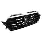 Front Upper Grille Replacement for Honda CR-V (2023–2024) Gloss Black