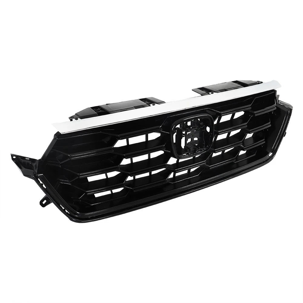 Front Upper Grille Replacement for Honda CR-V (2023–2024) Gloss Black