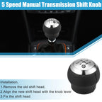 5 Speed Manual Transmission Shift Knob for Toyota Corolla (2007–2013)