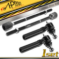 Set of 4 Front Inner & Outer Tie Rod Ends for Ford Mustang (1994–2004)