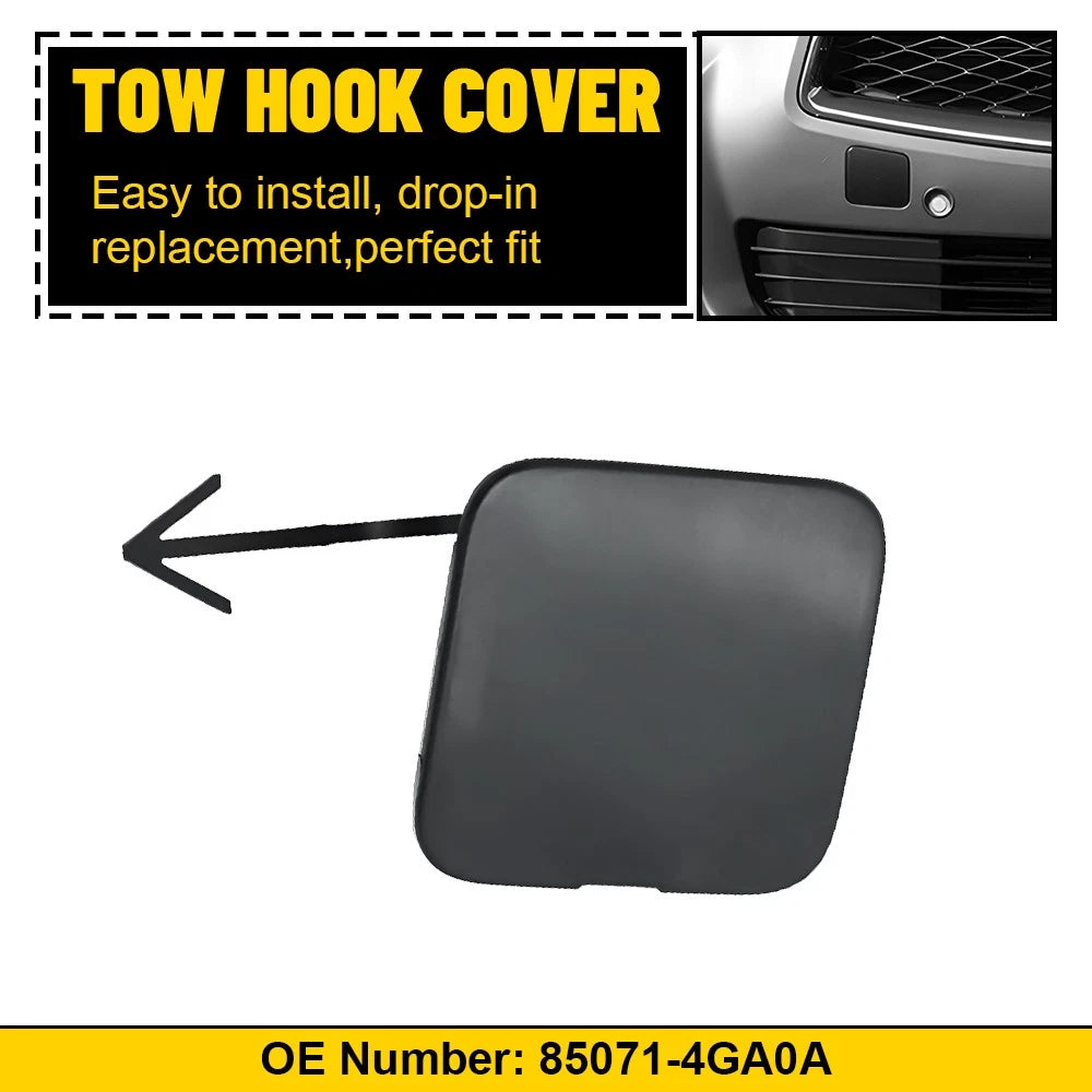 Rear Bumper Tow Hook Eye Cover for Infiniti Q50 (2014–2018) OEM 85071-4GA0A