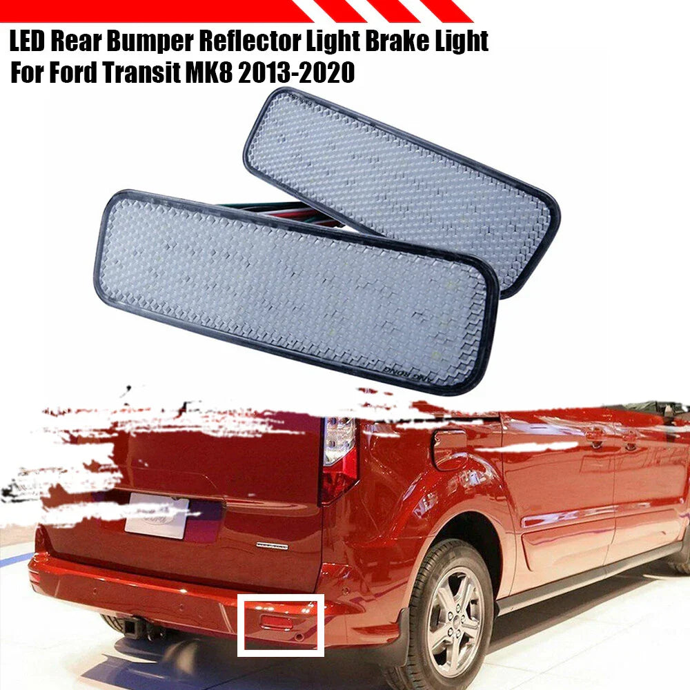 Color LED Rear Reflector Brake Lamp for Ford Transit MK8 (2013–2020)
