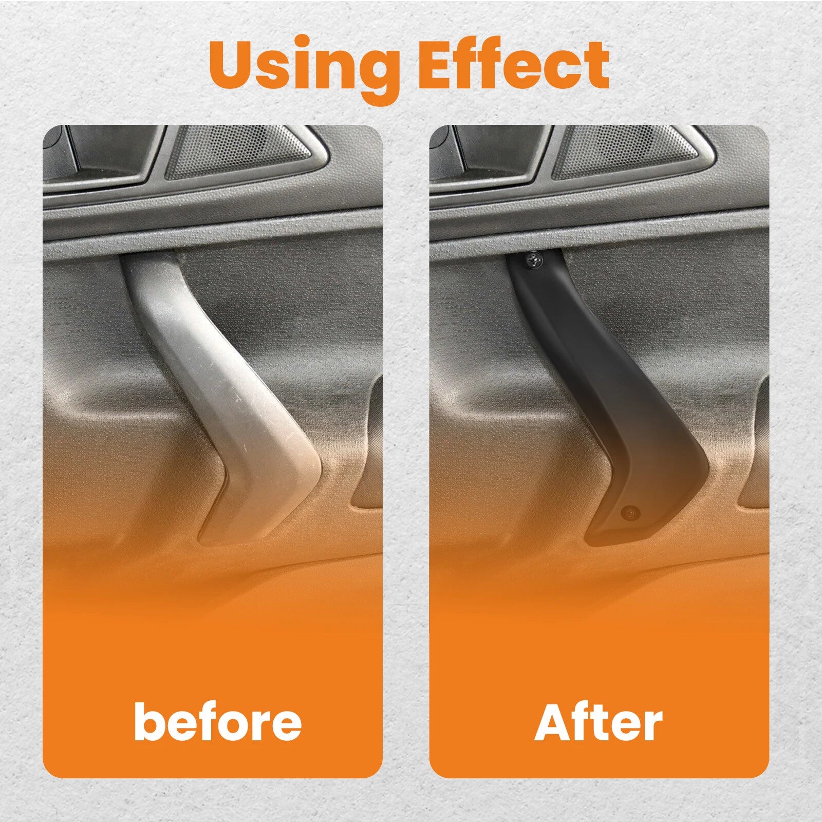 Set of 2 Interior Front Door Pull Handles for Ford Fiesta (2011–2020) D2BB-A23942