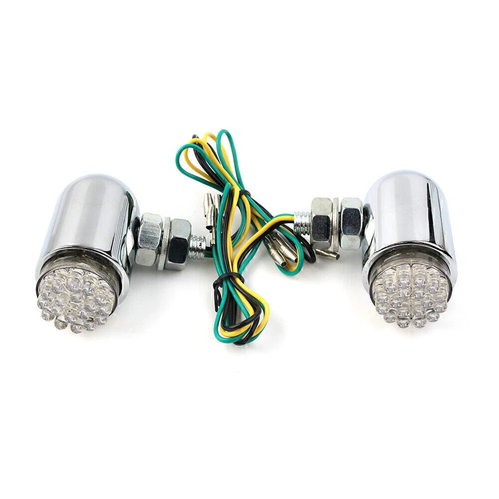 Custom Chrome Brake Running Turn Signal Tail Light for Universal Motor Cruiser