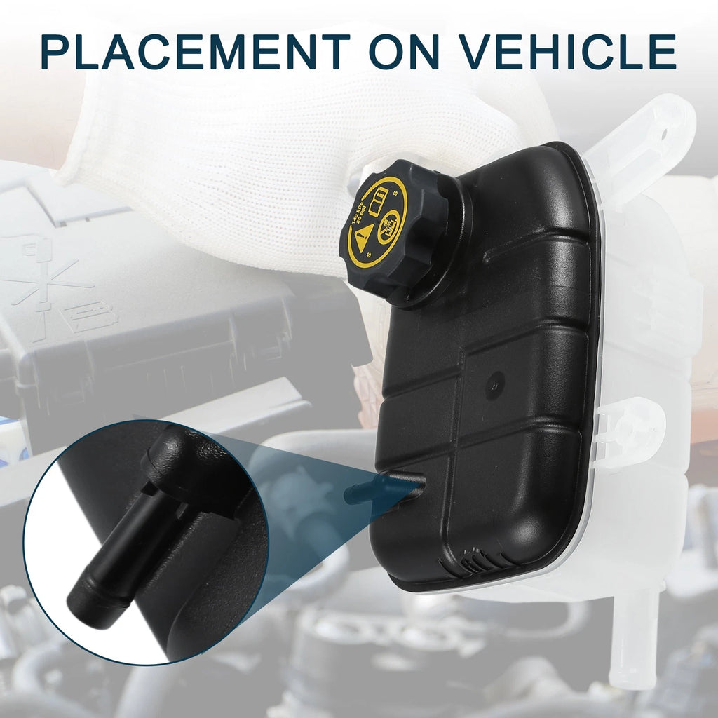Set of 1 Coolant Expansion Overflow Tank with Cap No. 95269001 for Buick Encore (2013–2021)