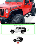 Stainless Steel Drop Armor for Jeep Wrangler JK 4Dr (2007-2018)