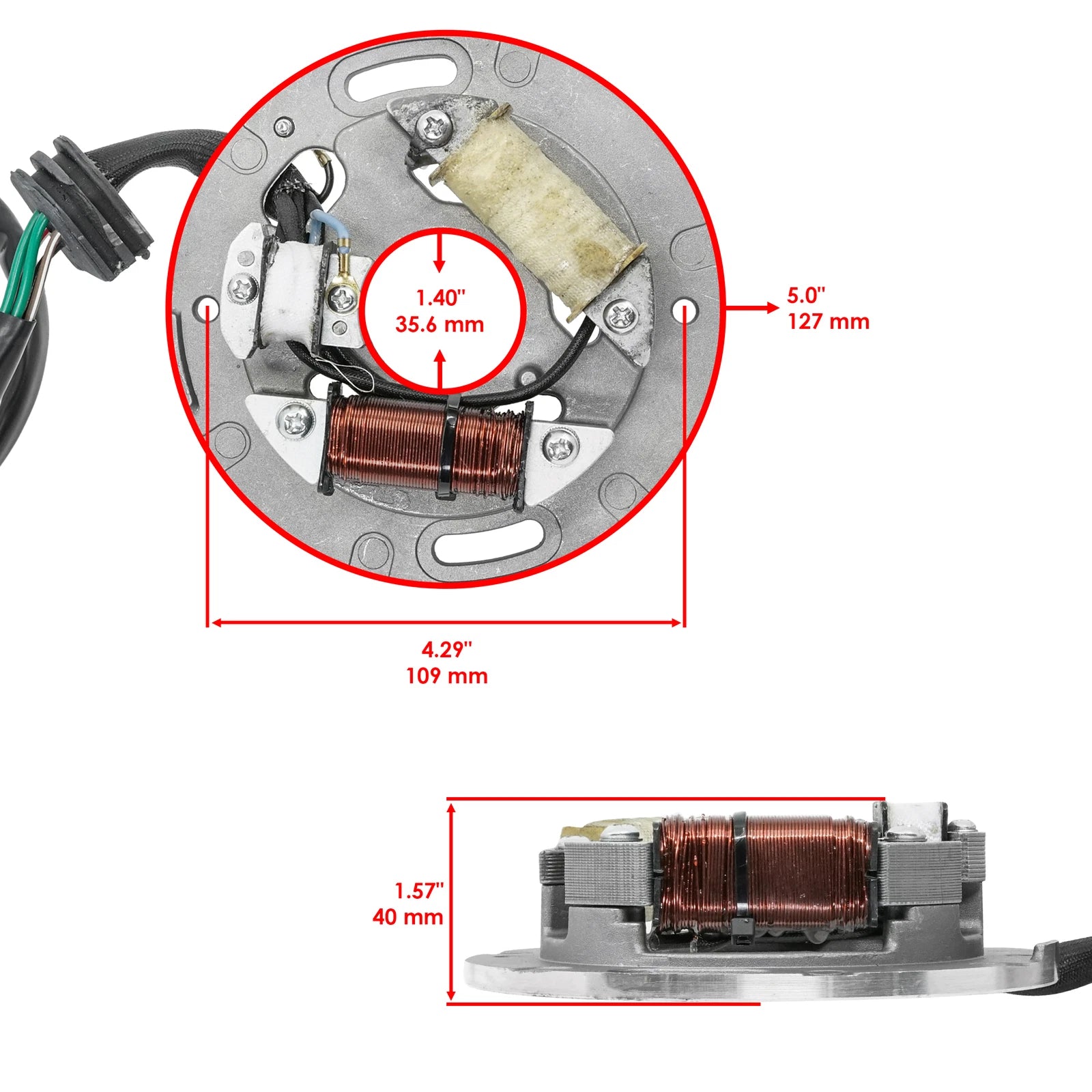 Stator for Yamaha Waverunner WRB650 VXR 650 (1991–1995)