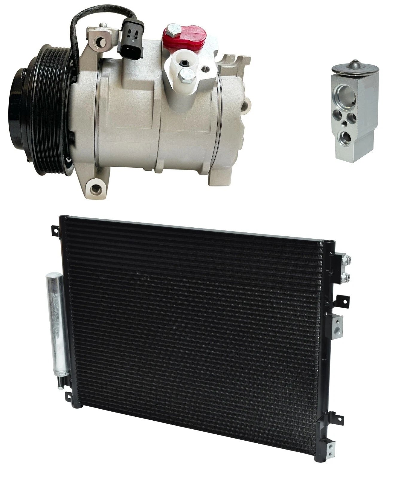AC Compressor Kit With Condenser for Dodge Magnum 3.5L (2007–2007)