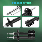 Set of 2 Front Struts for Toyota Yaris (2004–2006)