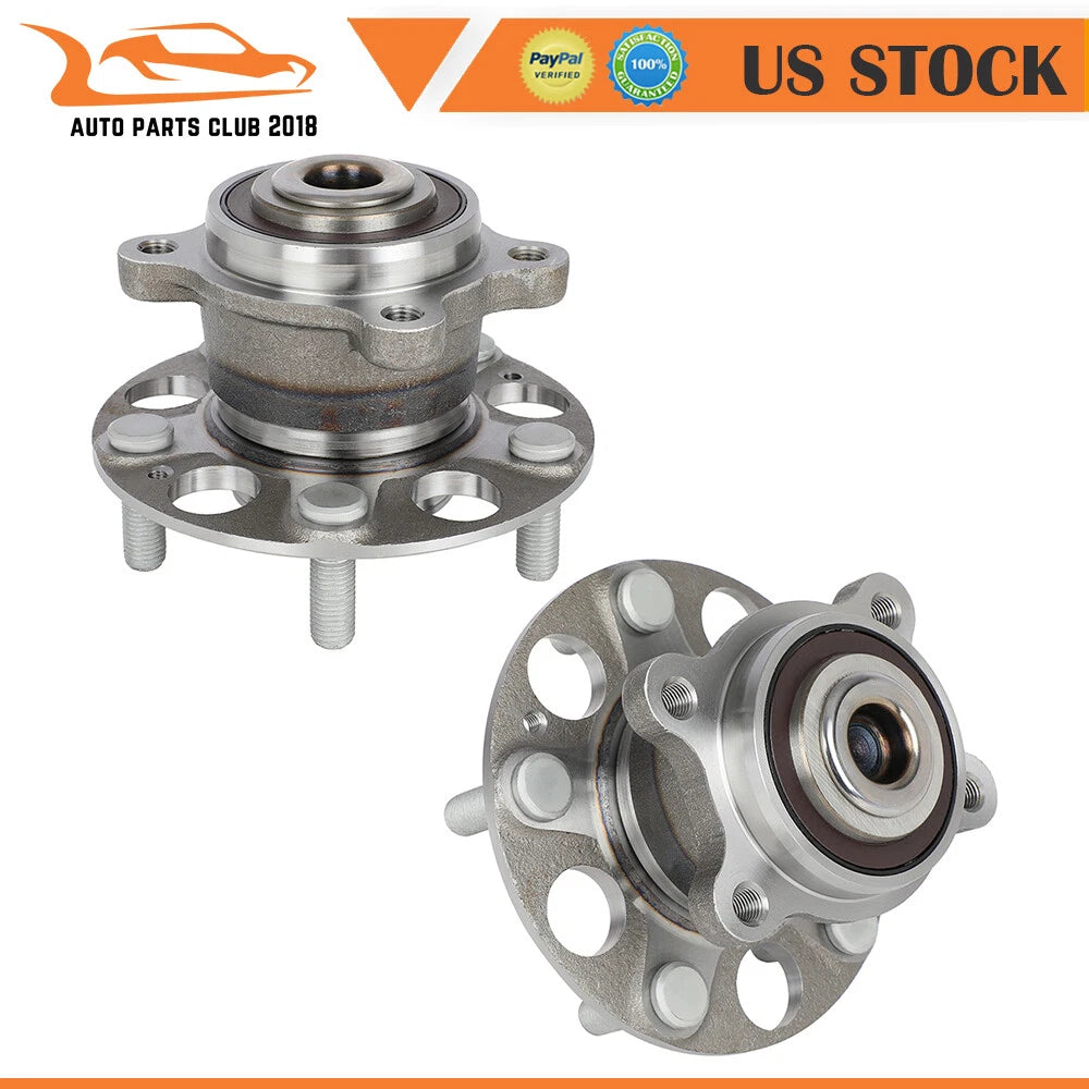 2 Rear Wheel Hub Bearing Assemblies for Honda Accord (2005–2007) Acura TSX (2004–2008)