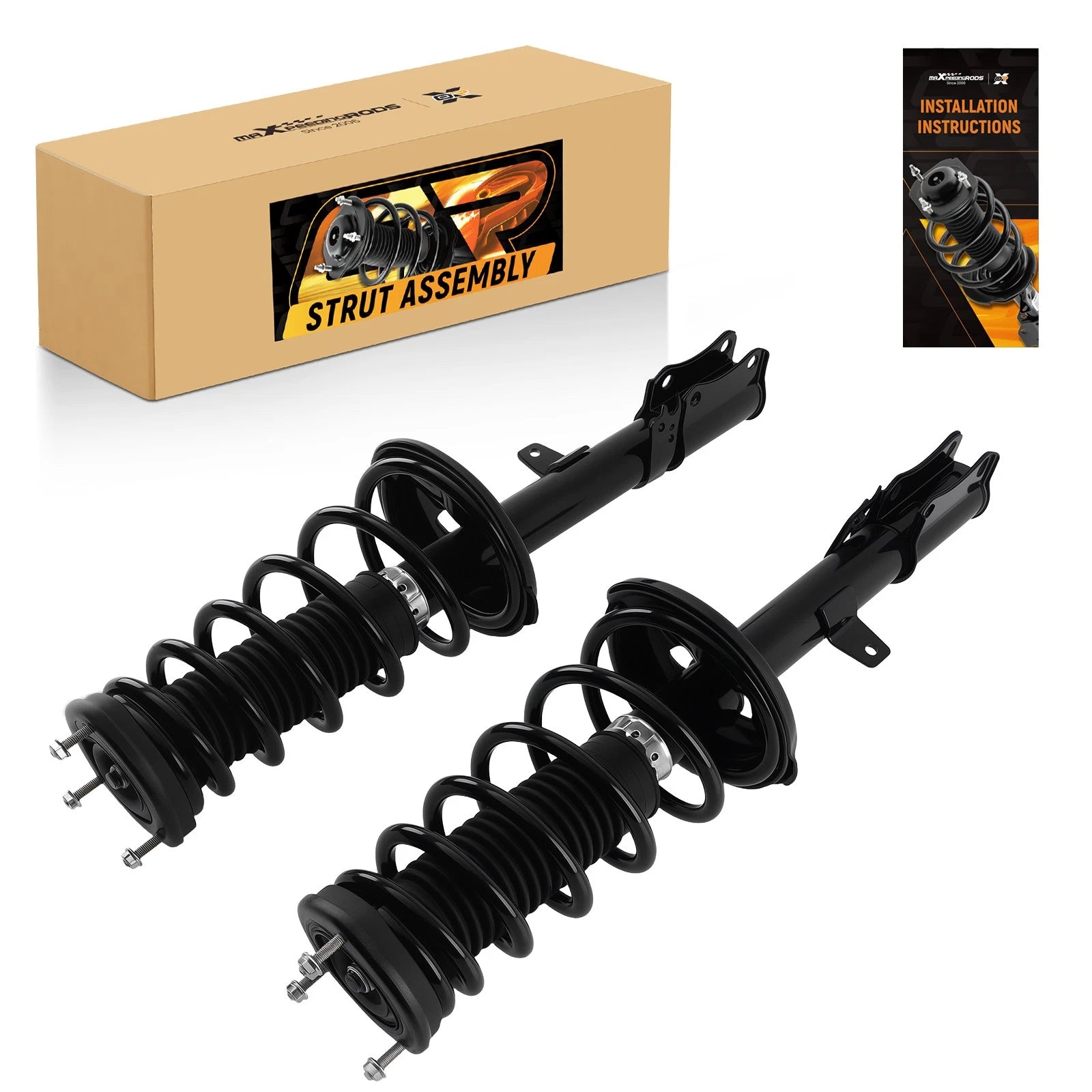Pair Rear Shocks Struts with Coil Springs for Lexus RX300 (1999–2003)