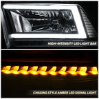 C-LED DRL Sequential Turn Signal Headlights for RAM 1500 (2009–2024)