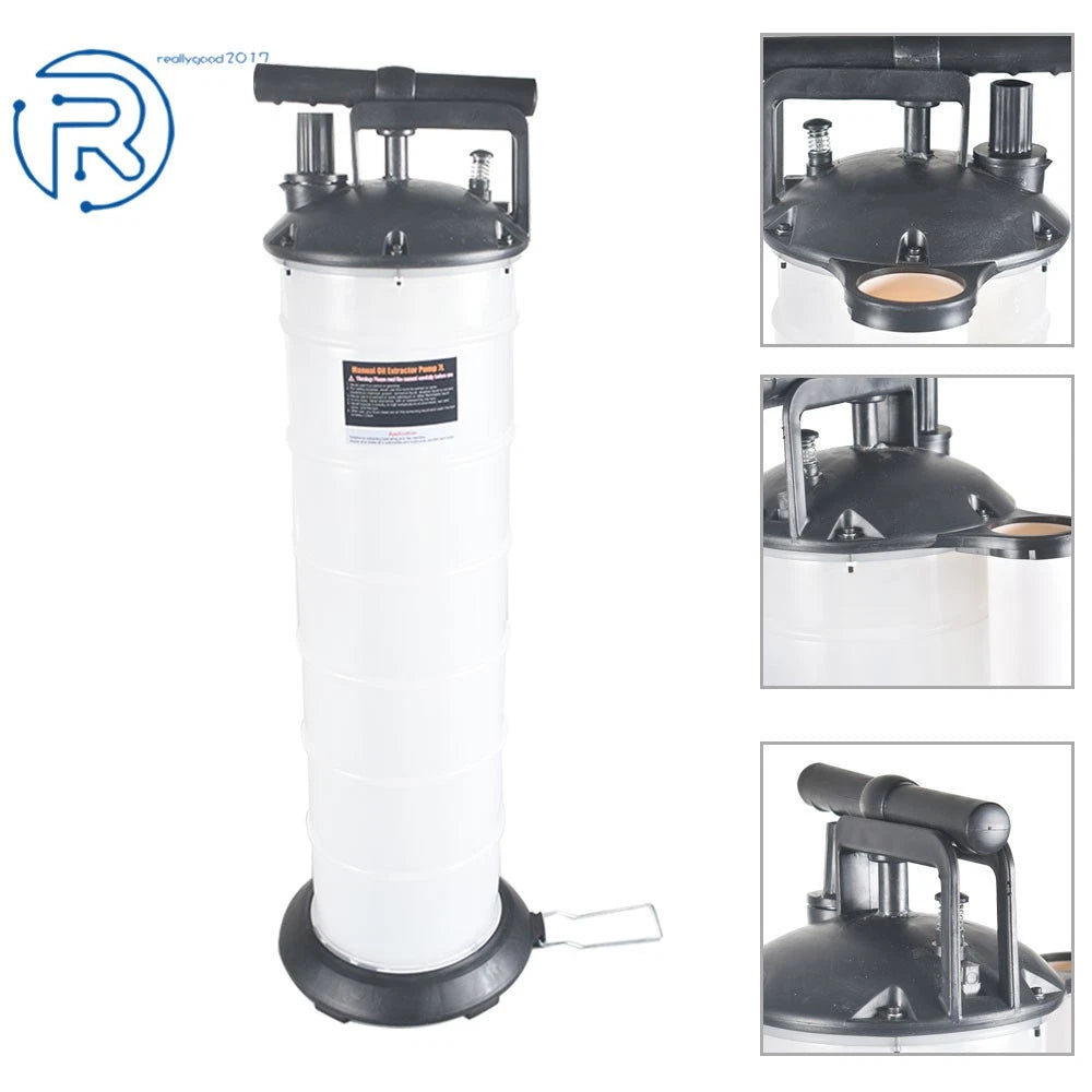 7L Oil Fluid Changer Vacuum Extractor Pump Transfer Tank for Cars