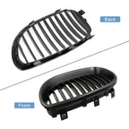 Matte Black Grill for BMW E60/E61 528i 535i 525i 530i 530xi 545i M5 (2003-2009)