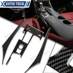 Carbon Fiber Gear Shift Box Panel & Side Cover Trims for Lexus IS250 (2014–2015)