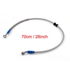 M10 Brake Oil Hose Line with Banjo Fitting for Universal Applications (70cm)