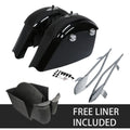 Electronic Latch Protector Rails for Indian Chieftain (2014–2018) Black