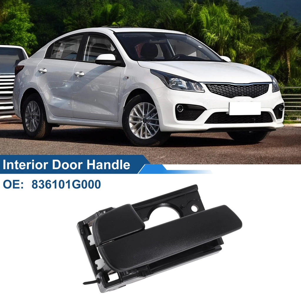 Rear Left Passenger Side Interior Door Handle for Kia Rio (2012–2017) No. 836101G000 Black