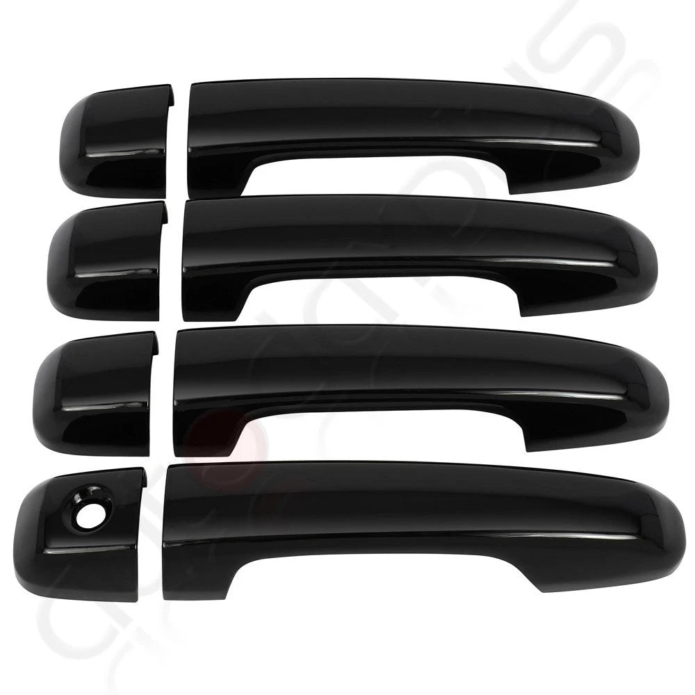 Outside Door Handle Cover for Toyota 4Runner (2010–2021) Black Glossy