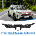 Front Hood Bumper Grille for Toyota RAV4 (2019–2023) Black Silver Tone